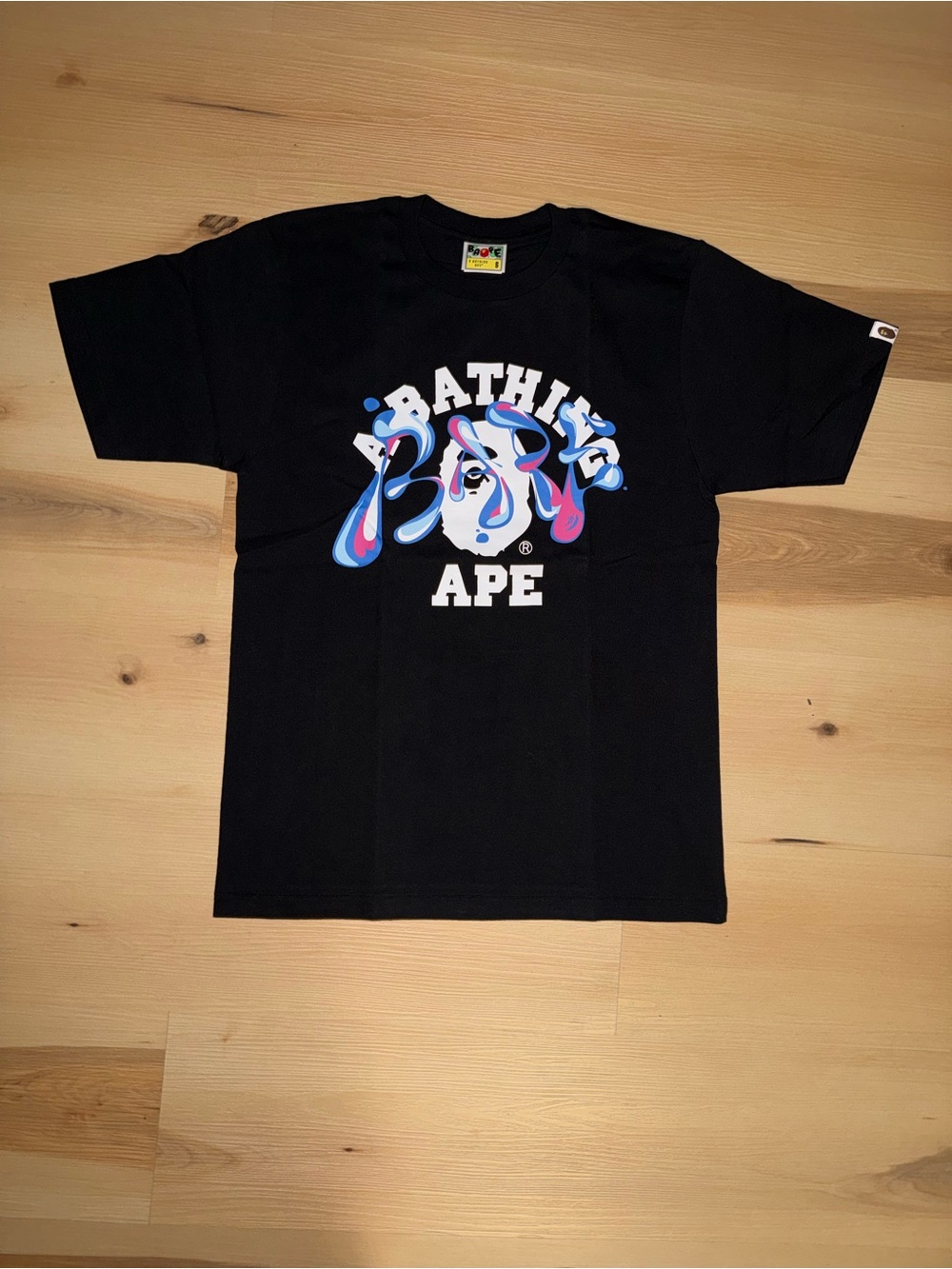 BAPE Marble Camo Liquid College Tee